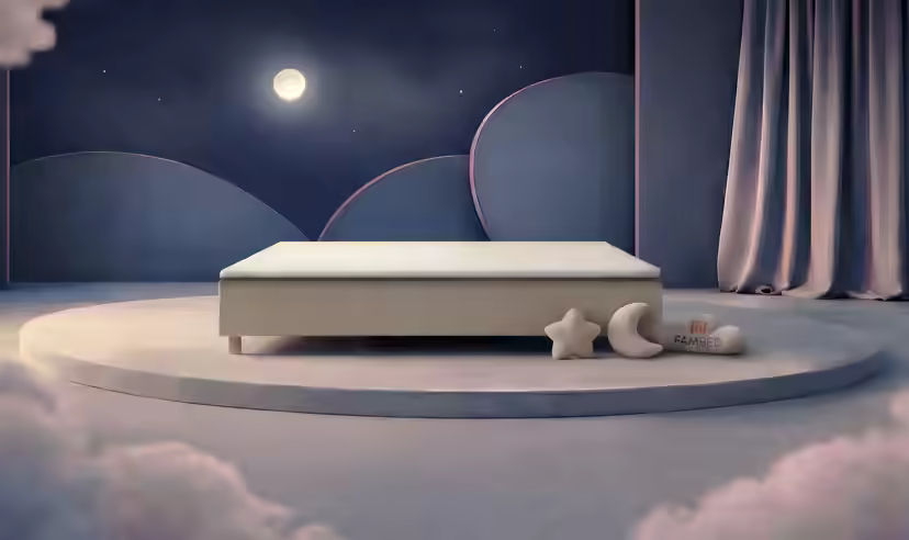 FAMBED Familienbett in beige, 260 × 200 cm, ohne Kopfteil