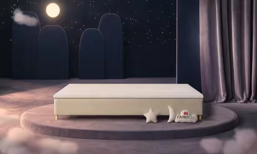 FAMBED Familienbett in beige, 320 × 200 cm, ohne Kopfteil