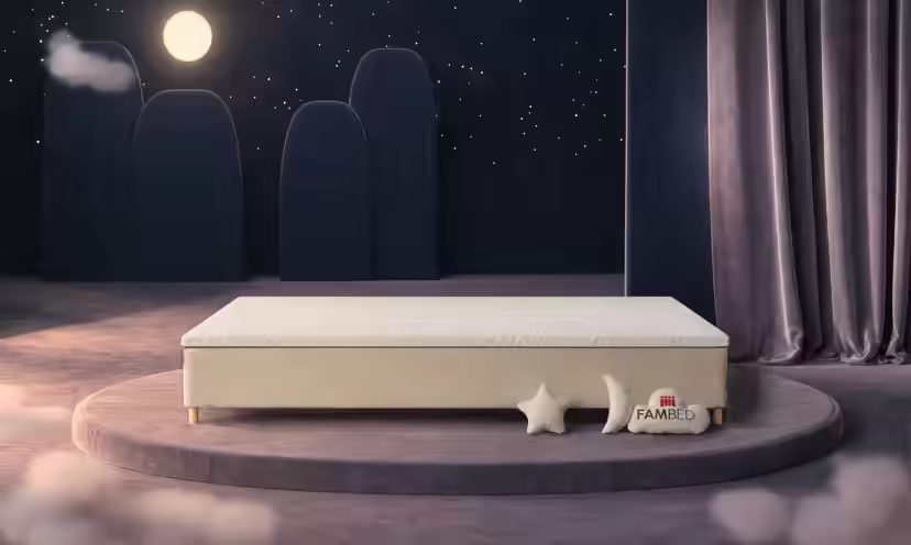 FAMBED Familienbett in beige, 330 × 200 cm, ohne Kopfteil